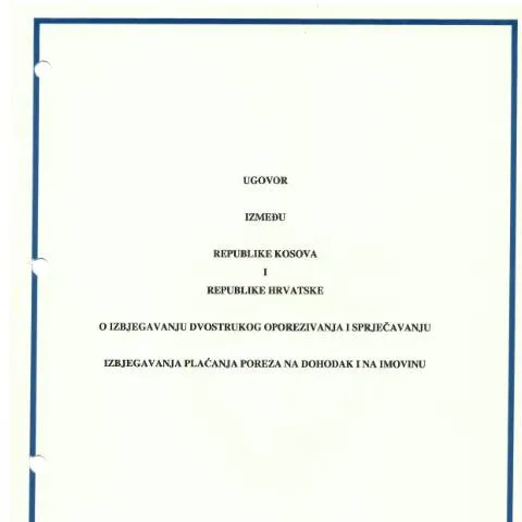 Document preview: Rëndësia e Formularit 'Preuzimanje Ugovora' në Kosovë — Tatime & fiskalitet