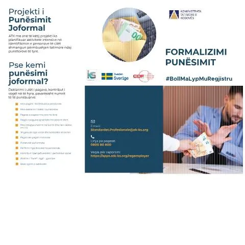 Document preview: Rëndësia e Formalizimit të Punësimit në Kosovë — Tatime & fiskalitet