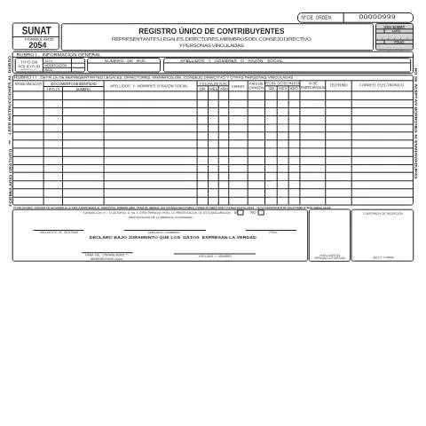 Vista previa del documento Importancia del Formulario 2054 en la Transparencia Empresarial — Trámites administrativos (CERFA n°2054)