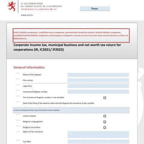 Aperçu du document Comprendre le Formulaire 500 E pour les Entreprises — Impôts & fiscalité (CERFA n°500 E)
