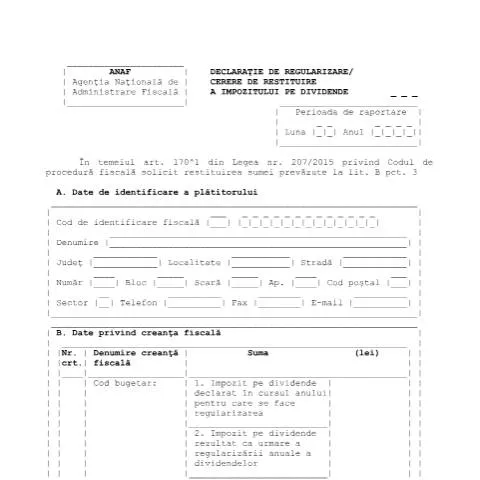 Document preview: Cum să completați Declarația D_765_2022 pentru impozitul pe dividende — Impozite & fiscalitate (CERFA n°D_765_2022)