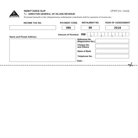 Document preview: Memahami CP207 dalam Proses Pembayaran Cukai Syarikat — Perniagaan & profesional (CERFA n°CP207)