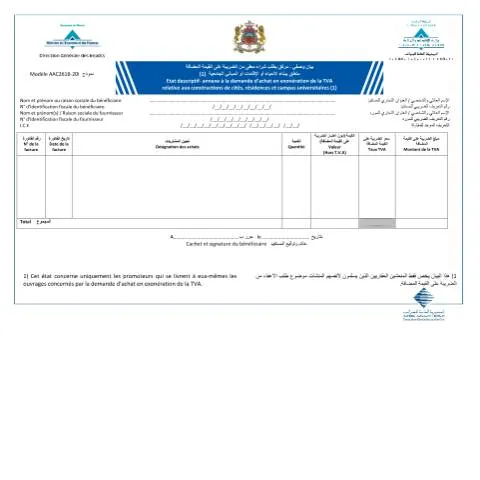 Aperçu du document Formulaire d'exonération TVA pour projets universitaires et — Impôts & fiscalité (CERFA n°AAC261B-20I)