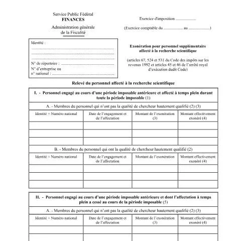 Aperçu du document Formulaire 155-276w1 : Un atout pour la recherche scientifique en — Impôts & fiscalité (CERFA n°155-276w1)