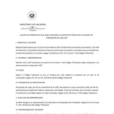 Vista previa del documento Claves para la escritura pública de una Unión de Personas en El — Trámites administrativos (CERFA n°CLAUSULAS-PRINCIPALES-QUE-DEBE-CONTENER-LA-ESCRITURA-PÚBLICA)