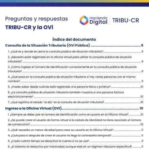 Vista previa del documento Guía Completa sobre el Sistema Tributario en Costa Rica — Trámites administrativos (CERFA n°dPreguntasYRespuestasDeTRIBU-CR)