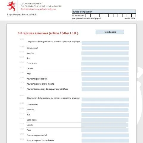 Aperçu du document L'impact des entreprises associées sur la fiscalité luxembourgeoise — Impôts & fiscalité (CERFA n°EA_F)