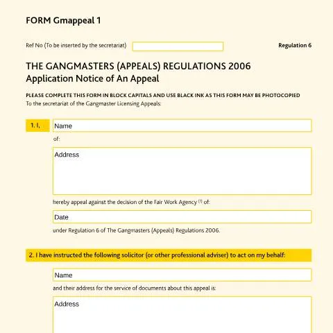 Document preview: How to Appeal a Gangmaster Licence Decision in the UK — Legal & justice