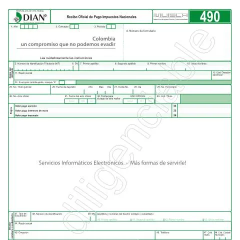 Vista previa del documento La Relevancia del Recibo F490-2017 en la Administración Tributaria — Impuestos (CERFA n°F490-2017)