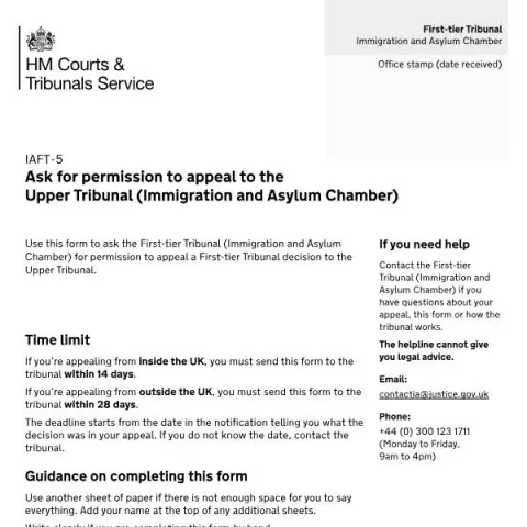 Document preview: How to Challenge Immigration Tribunal Decisions with Form IAFT-5 — Immigration & visas (IAFT-5)