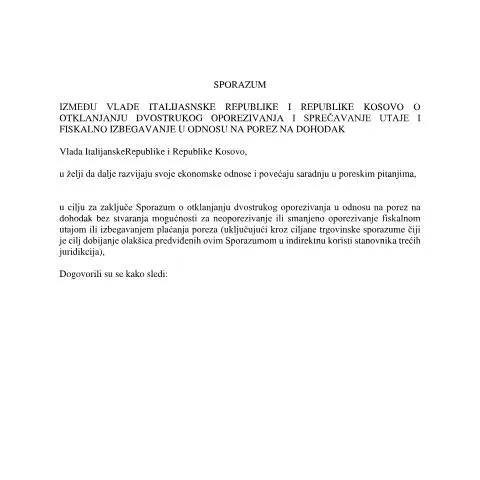 Document preview: Formulari 'Preuzimanje ugovora' për Eliminimin e Dvostrukimit të — Tatime & fiskalitet