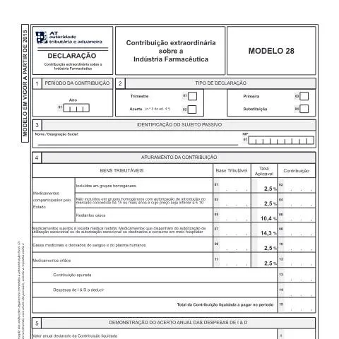 Pré-visualização do documento Entenda o Modelo 28 e sua Relevância Fiscal — Impostos (CERFA n°Modelo 28)