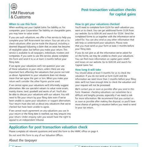 Document preview: HMRC's Strategic Approach to Capital Gains Asset Valuation Disputes — Taxes
