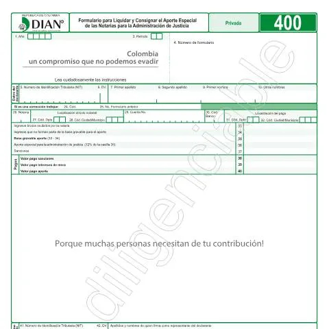 Vista previa del documento Importancia del Formulario F400-2017 en la Justicia Colombiana — Impuestos (CERFA n°F400-2017)