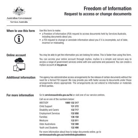 Document preview: Navigate Your FOI Request with SI031 — Government & admin (CERFA n°SI031)