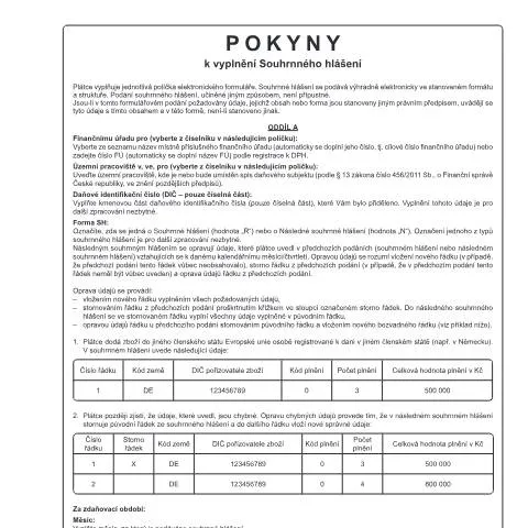 Document preview: Jak správně vyplnit Souhrnné hlášení k dani z přidané hodnoty — Daně a fiskální záležitosti (CERFA n°25 5525)