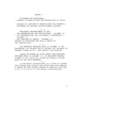 Aperçu du document Comprendre le barème fiscal belge de 2016 — Impôts & fiscalité (CERFA n°700-baremes-20160101)