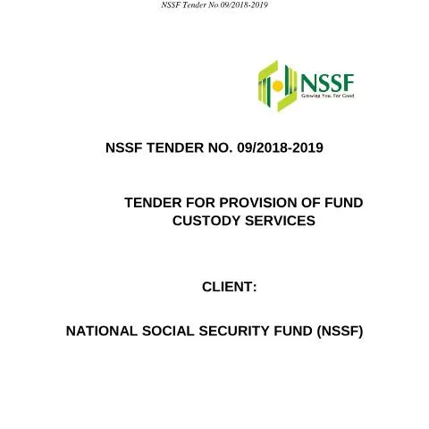Document preview: Understanding the Tender for Fund Custody Services — Government & admin (CERFA n°Tender-Provision-of-Fund-Custody-Services-Dec-05-2018)