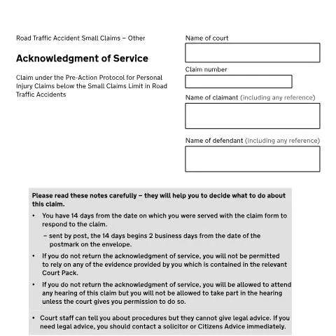 Document preview: Navigating Road Traffic Accident Small Claims — Legal & justice