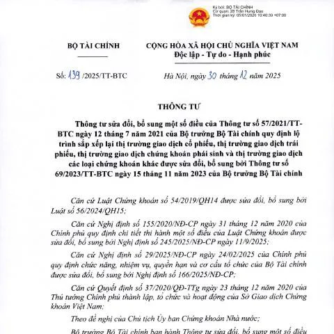Document preview: Thông tư 139/2025/TT-BTC: Những Điểm Quan Trọng Cần Lưu Ý — Thuế & tài chính (CERFA n°139/2025/TT-BTC)