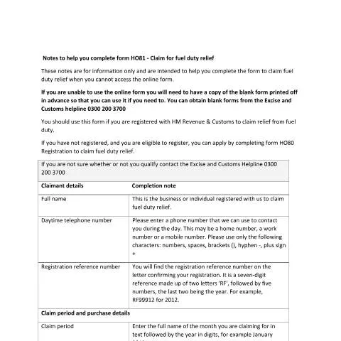 Document preview: How to Claim Fuel Duty Relief and Save Money on Business Fuel Costs — Taxes