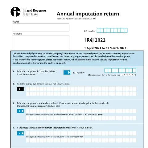 Document preview: Understanding the Annual Imputation Return IR4J — Taxes (CERFA n°IR4J)