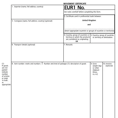 Document preview: Complete Guide to EUR1 Movement Certificates for UK Exporters — Customs & trade
