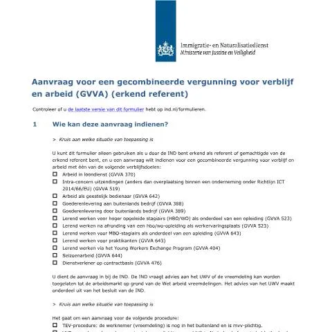 Documentvoorvertoning: De Belangrijke Rol van de GVVA-aanvraag in Migratie — Werk (CERFA n°7042)
