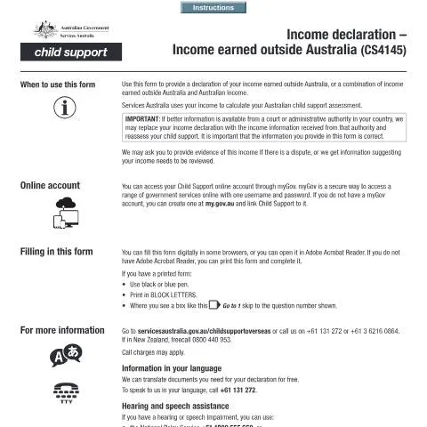 Document preview: Your Guide to CS4145 Income Declaration Process — Government & admin (CERFA n°CS4145)