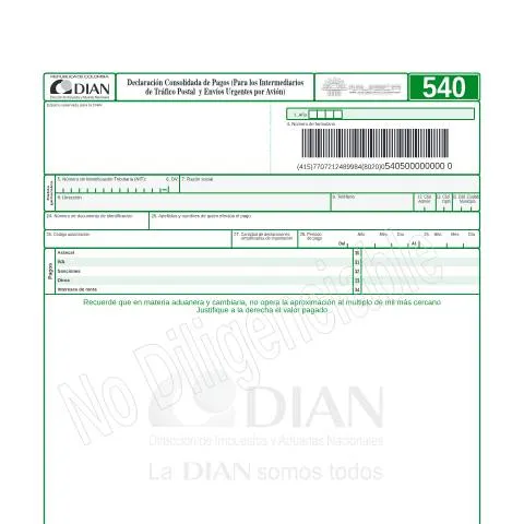 Vista previa del documento Importancia de la Declaración Consolidada de Pagos 2005 en Colombia — Impuestos (CERFA n°F540-2005)