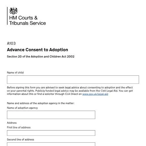 Document preview: Understanding Advance Consent to Adoption in the UK — Family