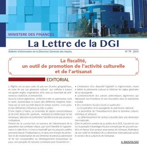 Aperçu du document Comprendre la Lettre DGI pour vos Demandes Fiscales — Démarches administratives (CERFA n°LDGI79)