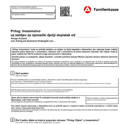 Dokumentvorschau: Wichtige Informationen zur KG 51-HR Anlage Ausland — Familie (CERFA n°kg51-hr-anlageausland_ba032525)