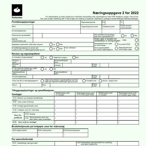Document preview: Forståelse av RF-1167 for bedrifter i Norge — Skatt & avgifter (CERFA n°RF-1167)