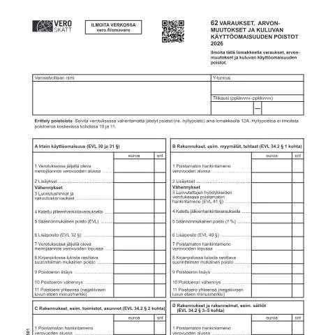 Document preview: Vero 3050: Tärkeys ja rooli verovelvollisille — Verot & verotus (CERFA n°Vero 3050)