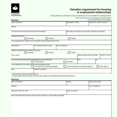 Document preview: Forståelse av RF-1158 for Boligverdi i Arbeidsforhold — Bolig (CERFA n°RF-1158)