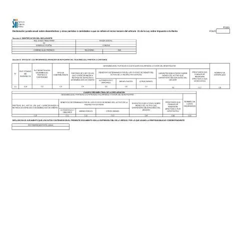 Vista previa del documento Importancia del Formulario F1909 en la Declaración Anual de Impuestos — Trámites administrativos (CERFA n°F1909)