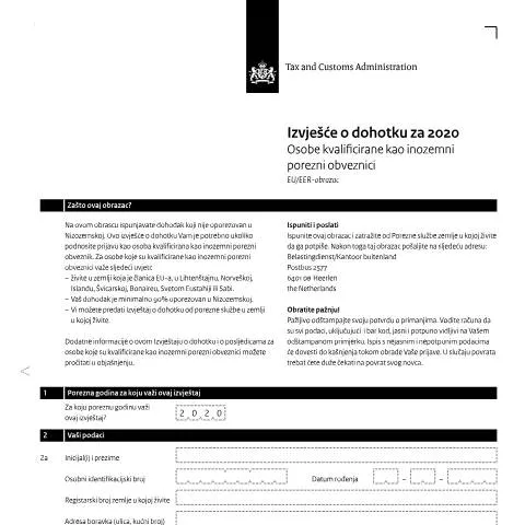 Documentvoorvertoning: Belastingdocumenten en de rol van de Inkomensverklaring 2020 — Belastingen (CERFA n°ib0591z01folkro)