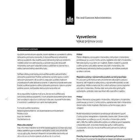Documentvoorvertoning: Belang van de Inkomensverklaring 2022 voor Buitenlanders — Belastingen (CERFA n°ib0591t21plslw)