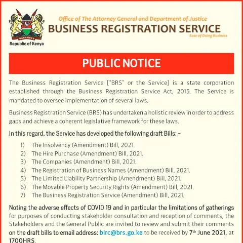 Document preview: Understanding the Business Registration Service in Kenya — Government & admin (CERFA n°0000184523-01_BUSINESS-REGISTRATION-SERVICE-002)
