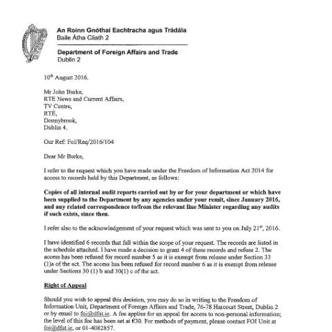 Document preview: Understanding the Implications of FOI Request 16/104 — Government & admin