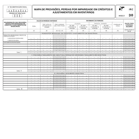 Pré-visualização do documento Entenda o Modelo 30 e sua Relevância Fiscal — Impostos (CERFA n°Modelo 30)