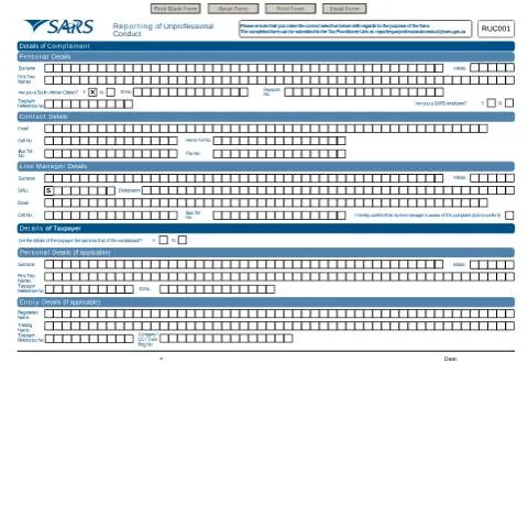 Document preview: Understanding the Importance of the RUC001 Reporting Form — Government & admin (CERFA n°RUC001)