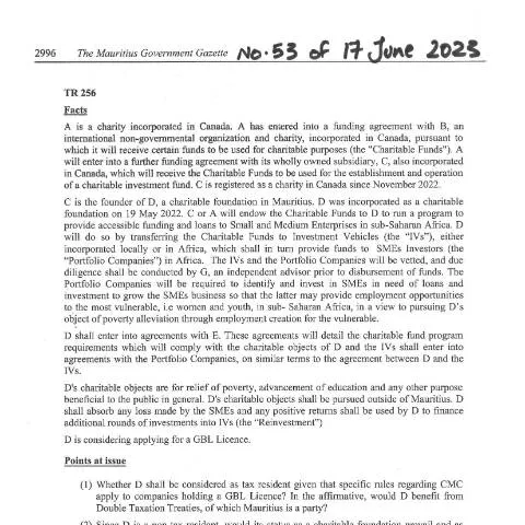 Document preview: Navigating the TR 256 Form for Charitable Foundations — Government & admin (TR256)
