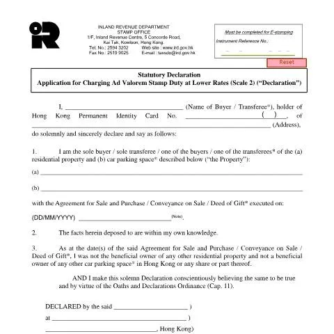 Document preview: Navigating the IRSD 131B(E) for Lower Stamp Duty Rates — Property & real estate (CERFA n°IRSD 131B(E))