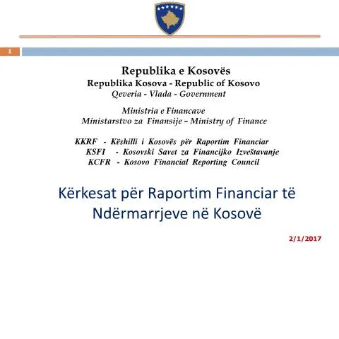Document preview: Rëndësia e Raportimit Financiar për Ndërmarrjet në Kosovë — Tatime & fiskalitet