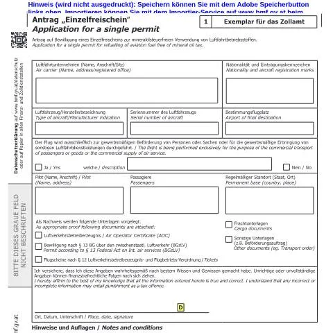 Dokumentvorschau: Einzelfreischein: Vorteile des VSt33 Antrags — Behörden & Verwaltung (CERFA n°VSt33)