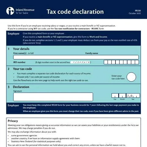 Document preview: Navigate Your Tax Obligations with IR330 Declaration — Taxes (CERFA n°IR330)
