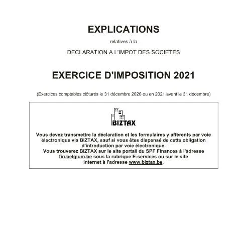 Aperçu du document Comprendre le Formulaire 121 pour l'ISOC 2021 — Impôts & fiscalité (CERFA n°121-declaration-isoc-explications-2021)