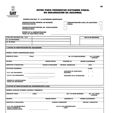 Vista previa del documento Importancia del dictamen fiscal de enajenación de acciones en México — Impuestos (CERFA n°39)